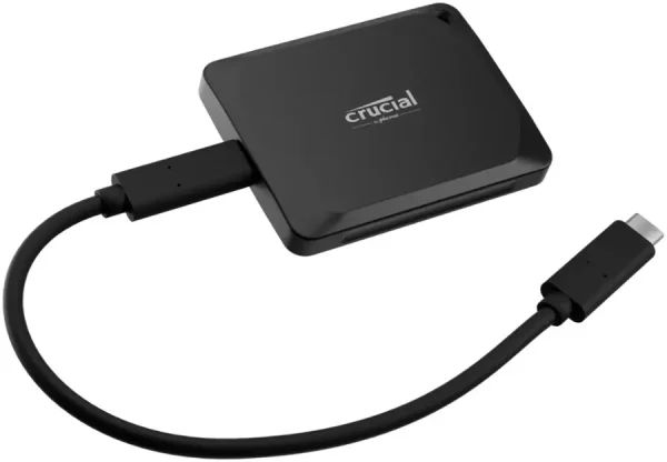 Crucial - X10 Pro 4TB USB-C External SSD - Black - Image 2